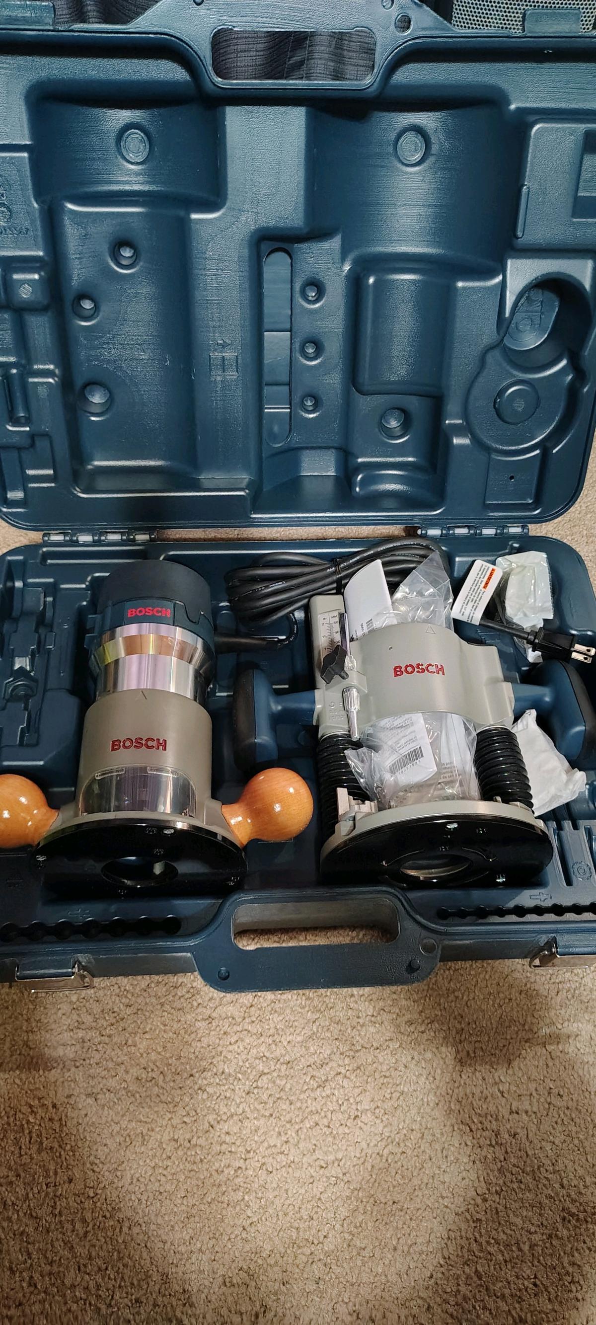 Brand New Never used Bosch Router set