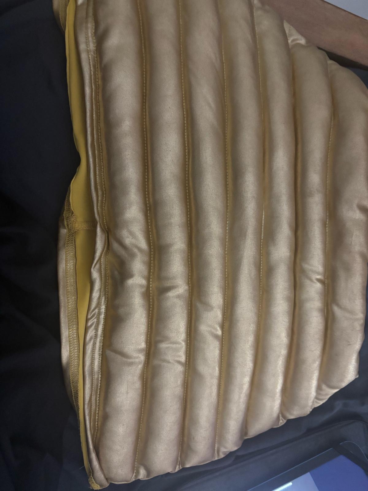 gold skirt