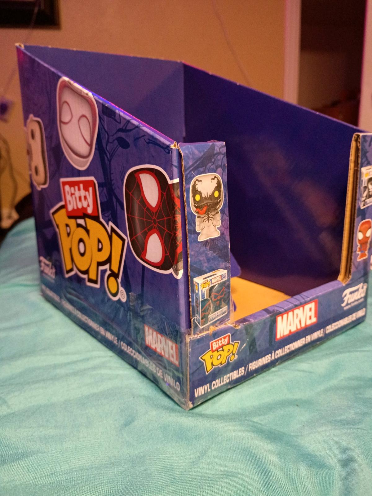 misc marvel funkos and hotwheels
