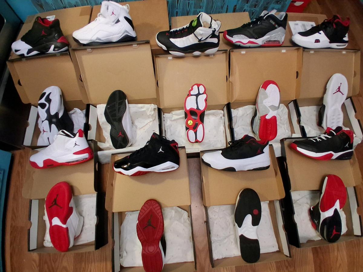 Jordan shoes size 12 80 each firm