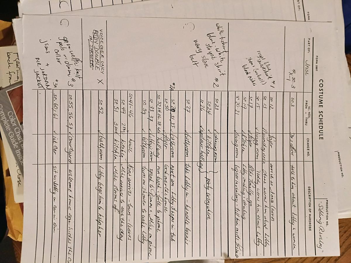 sketches and documents from sue moore archive rare