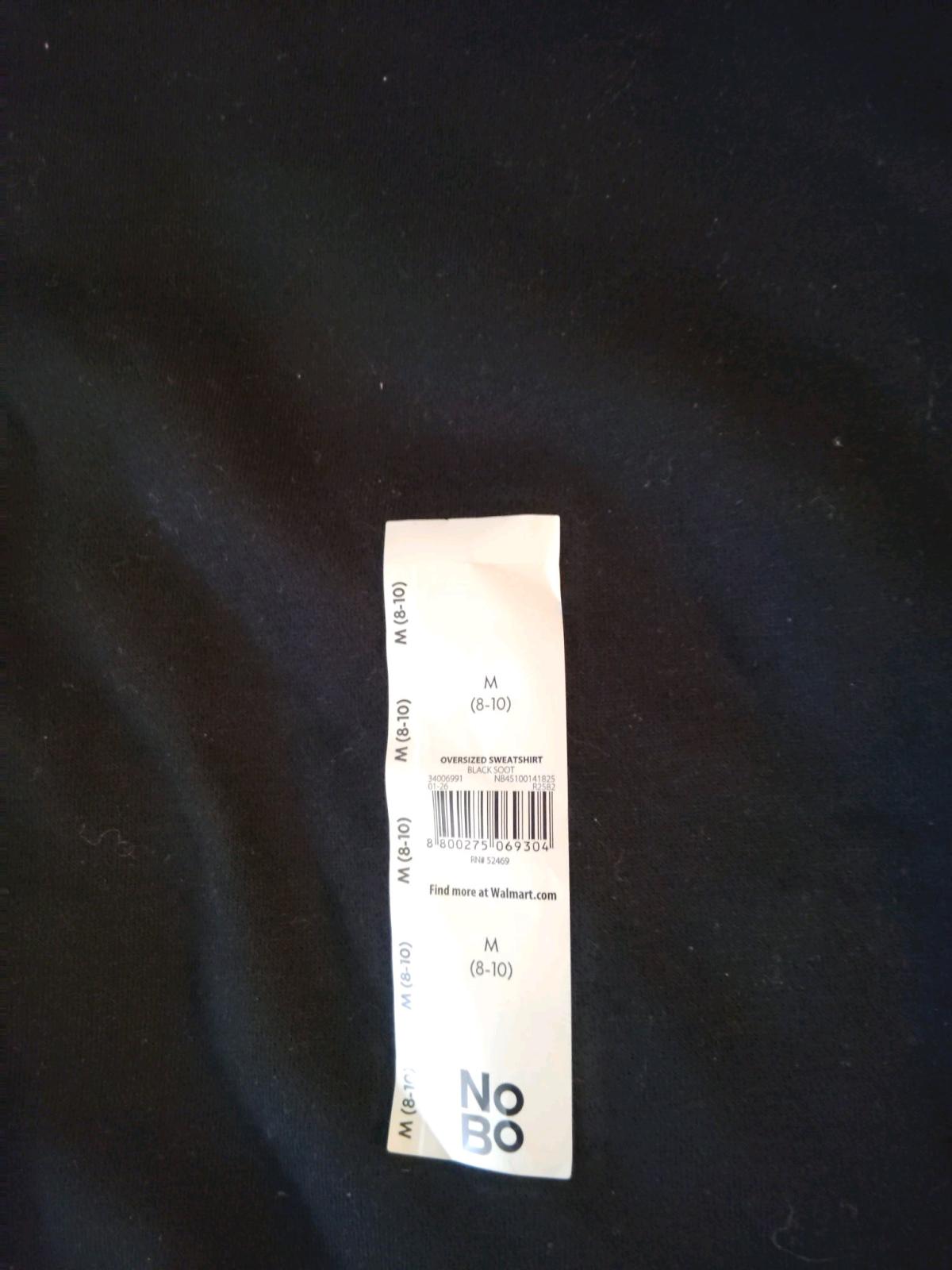 black  sweatshirt medium