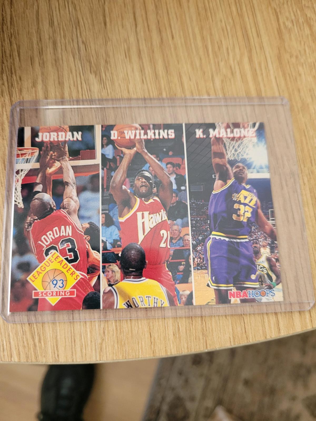 1993 Skybox Scoring Leaders Card