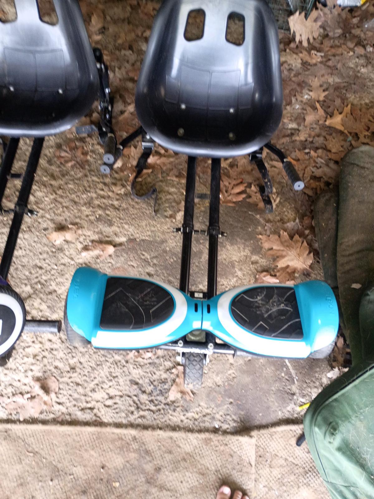 2 working jetson hoverboard with kart