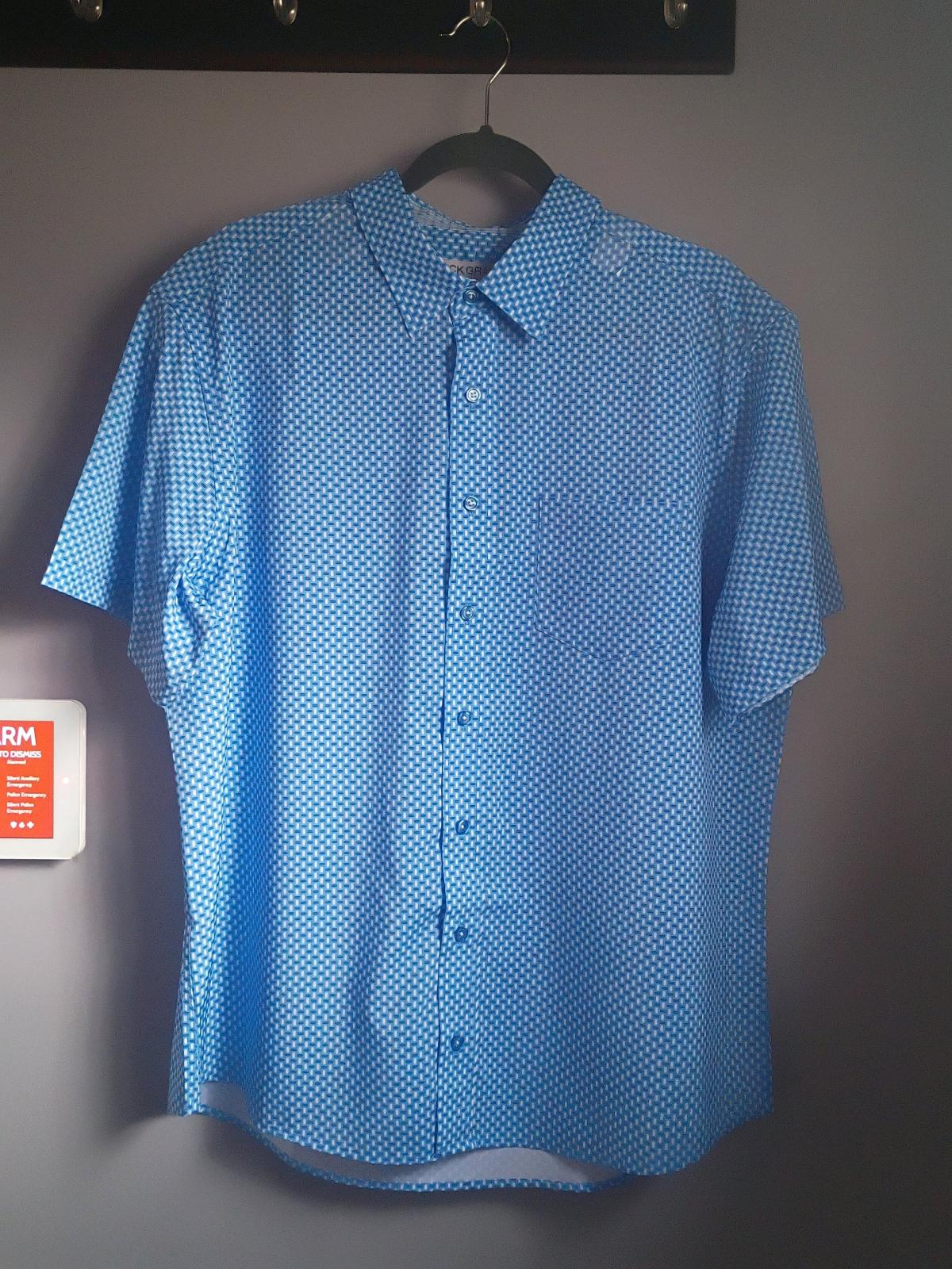 Nick Graham Mens Short Sleeve Light Blue Small