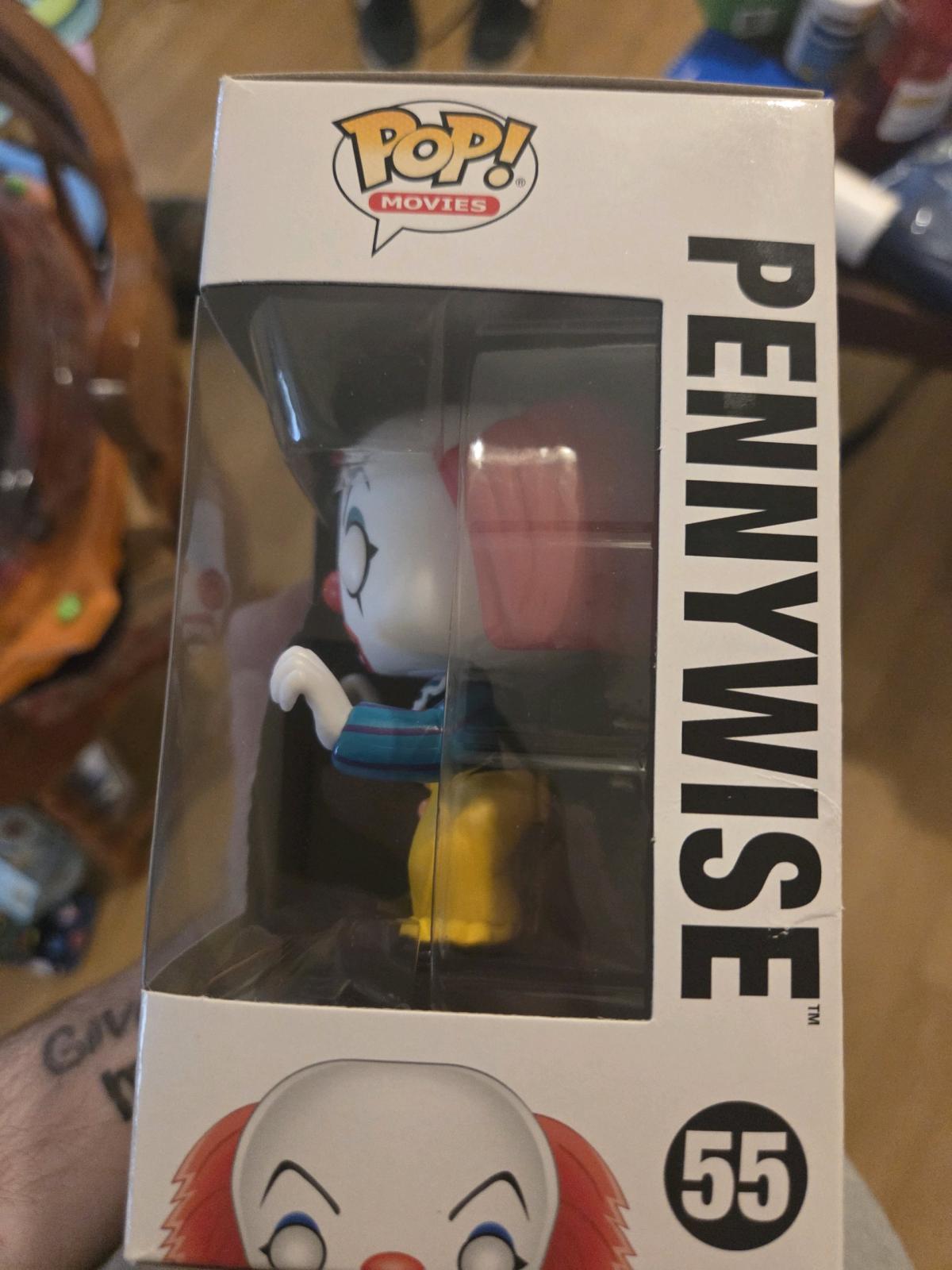 funko pops pennywise from IT and syndrome from incredibles
