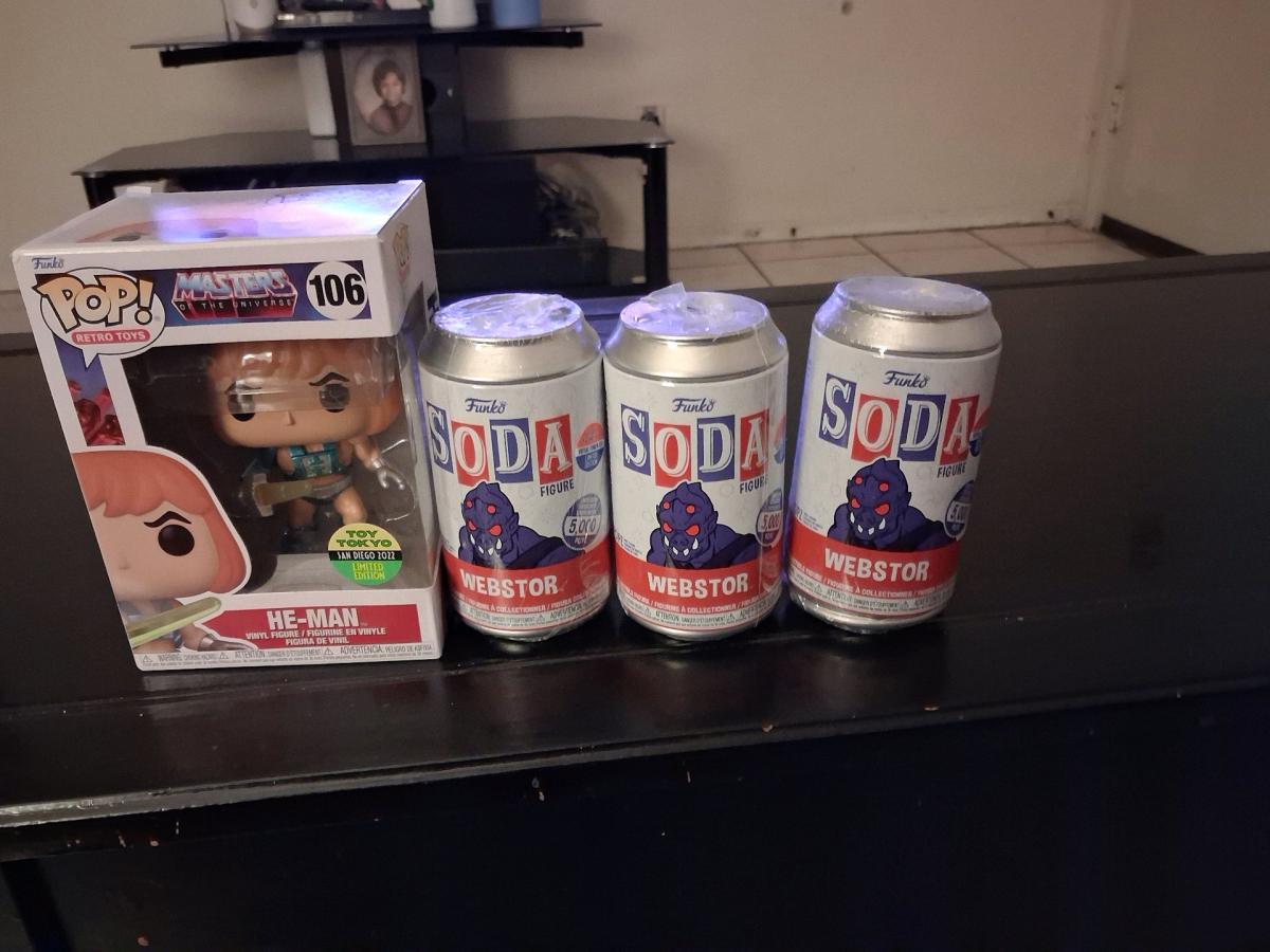 Funko Pop HeMan Masters Funko Pop Soda Webstor Sealed Funkon