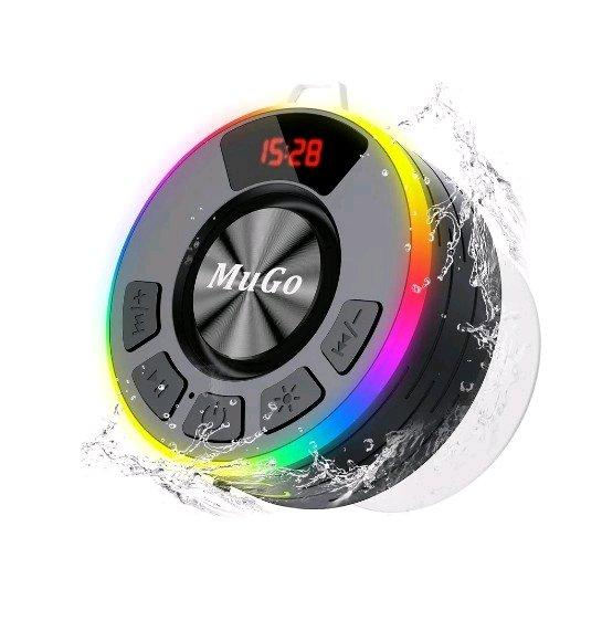 MuGo Waterproof Bluetooth Shower Speaker