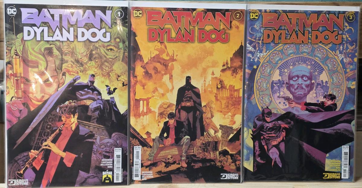 Batman Dylan Dog  13 Cover A Full Gigi Cavenago Cover Set