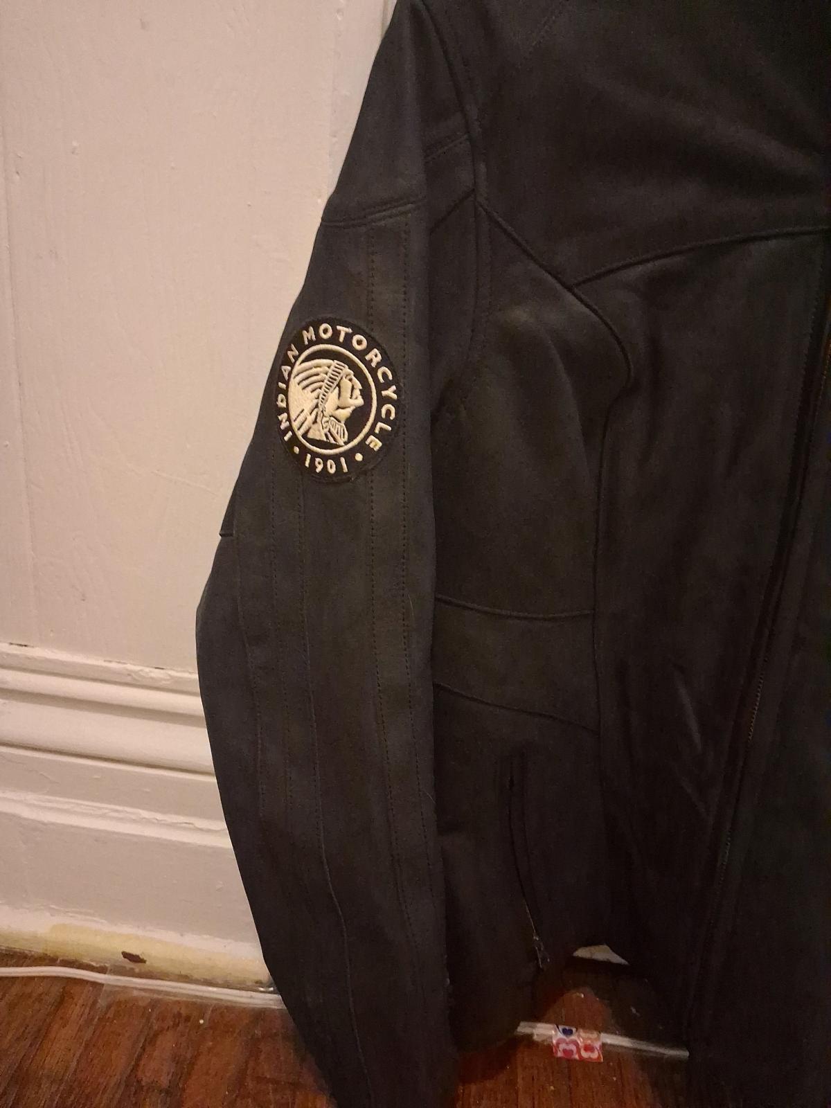 Womans Indian Motorcycle Leather JacketLG removable liner