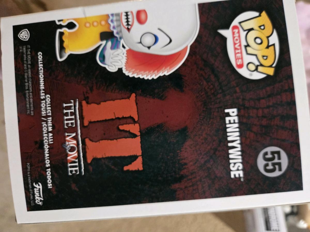 funko pops pennywise from IT and syndrome from incredibles