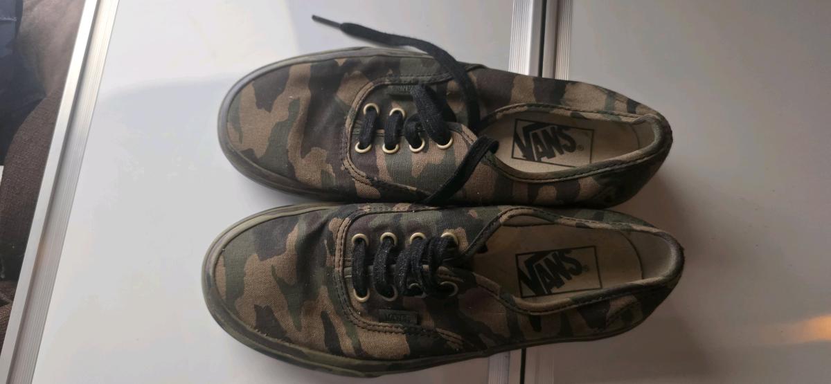vans camouflage shoes