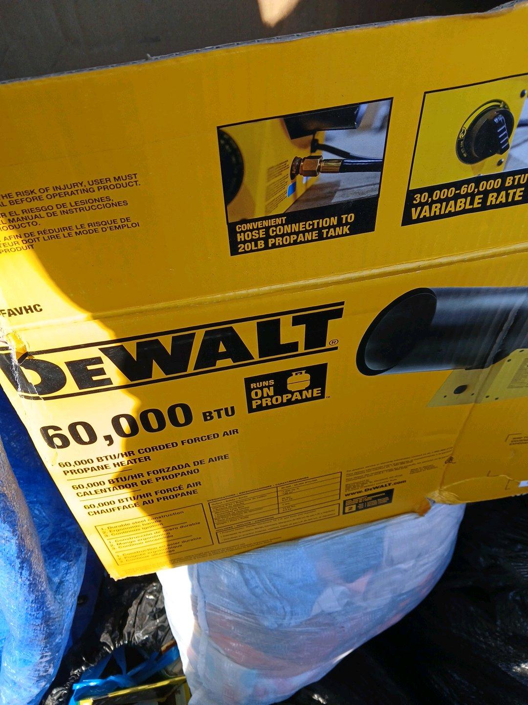 Dewalt 60000 propane heater