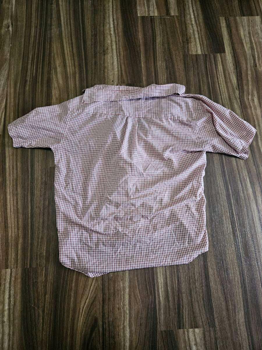 Van Heusen Red and white button up