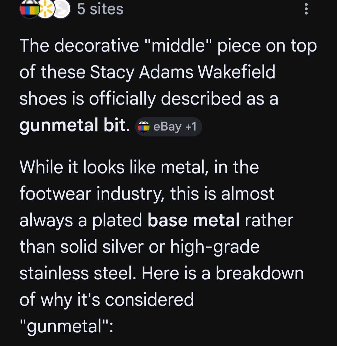 black Stacy adams Wakefield shoes size 9w brand new