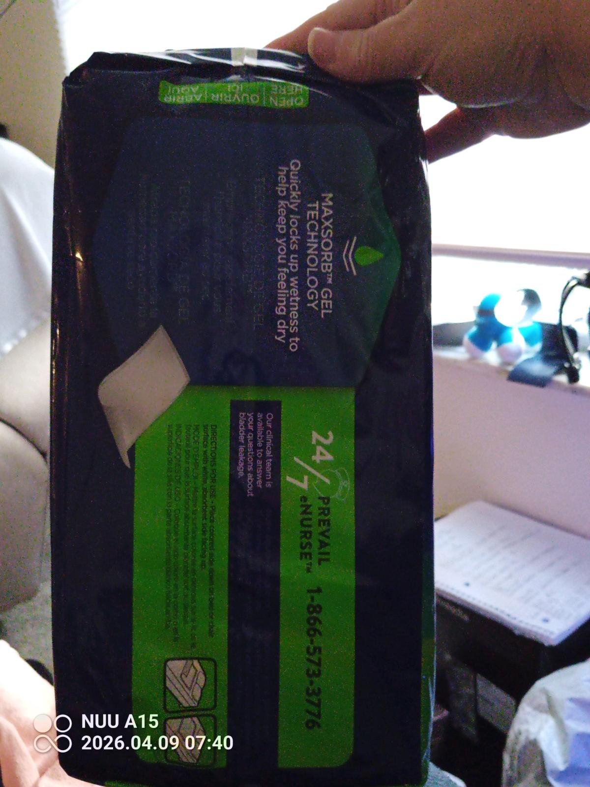 Prevail Total Care Under Pads For Man