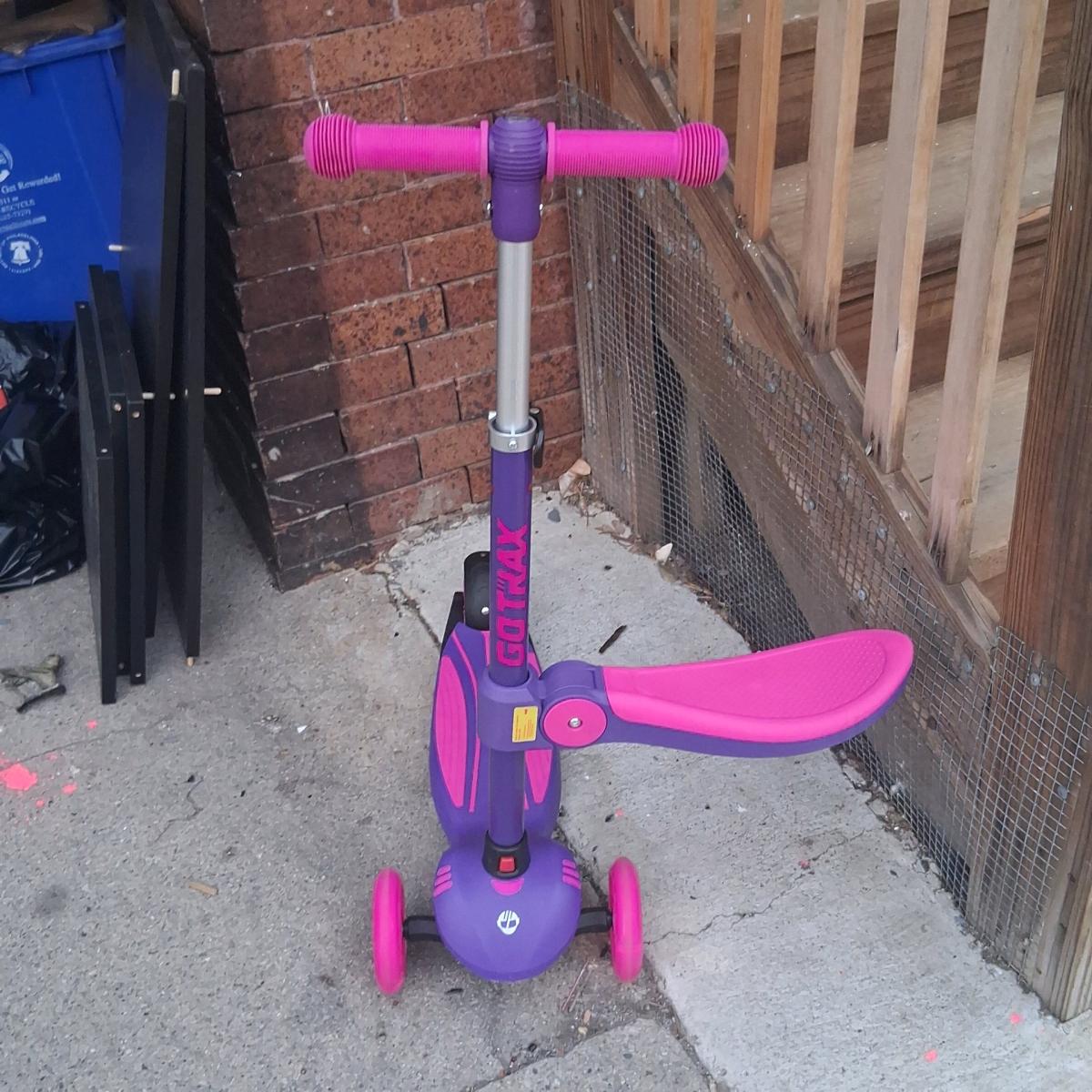 GOTRAX 2in1 Scooter  Toddler to Kid Light Up Wheels