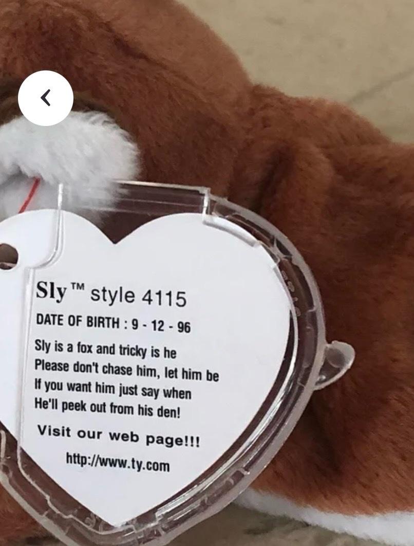 original beenie baby