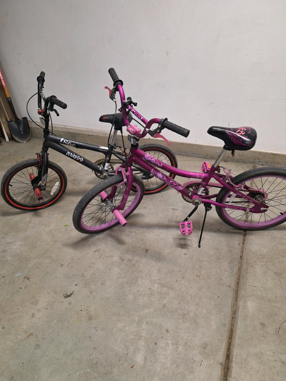 Boys and girls bikes