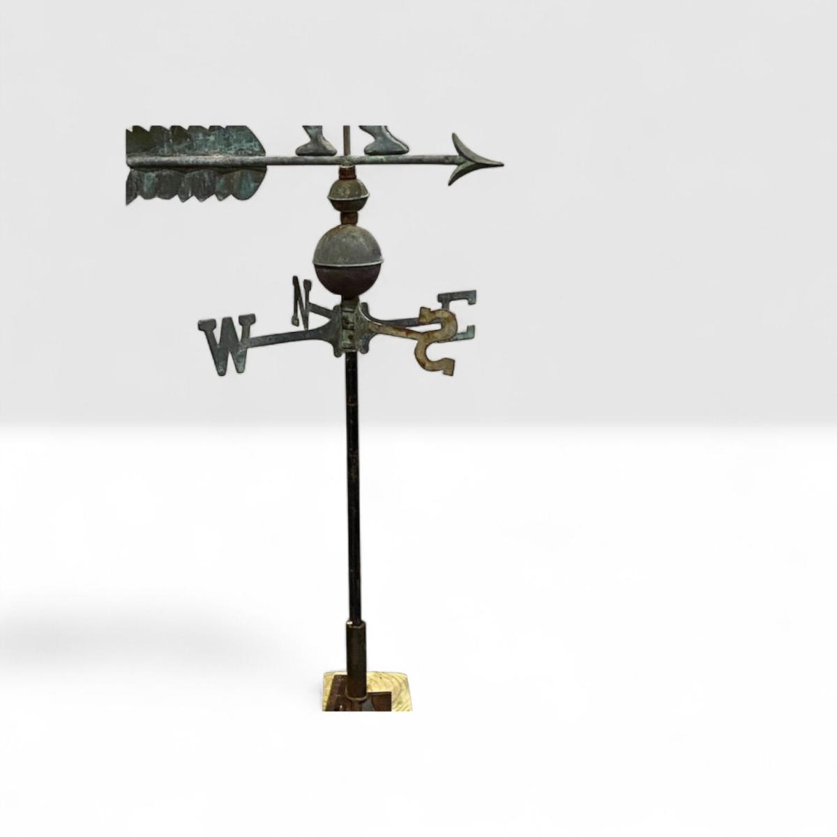 1800s copper weathervane