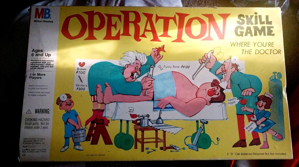 operation board game never played