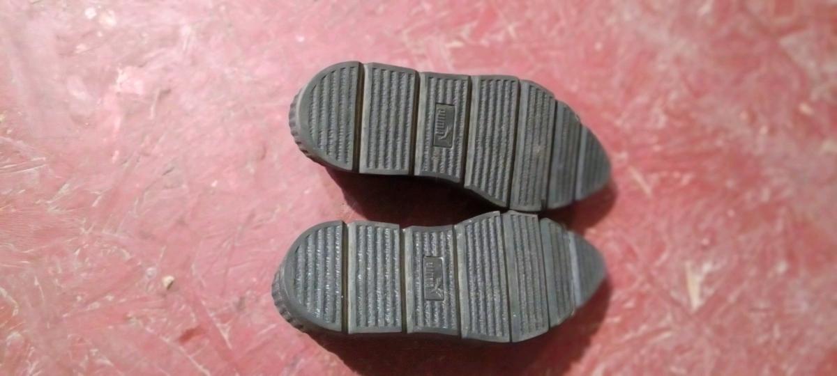 All Black Puma Creeper hybrid sneakers