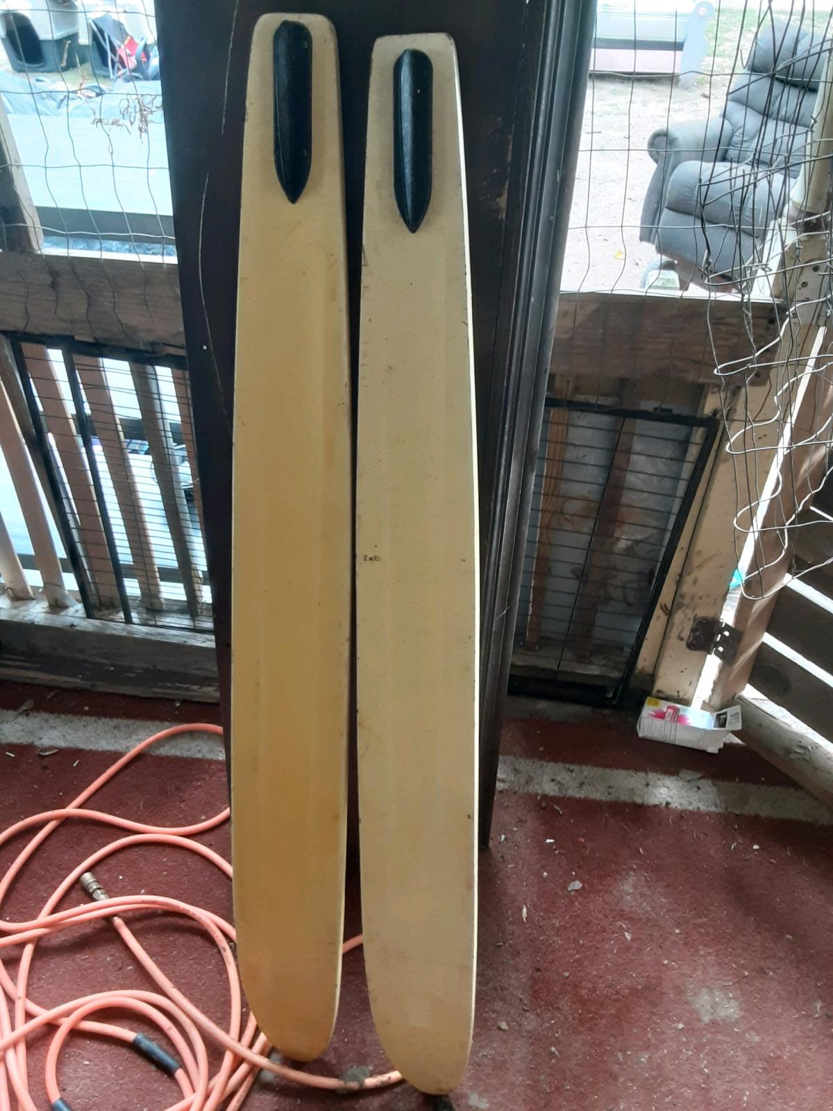 2 sets of water skis