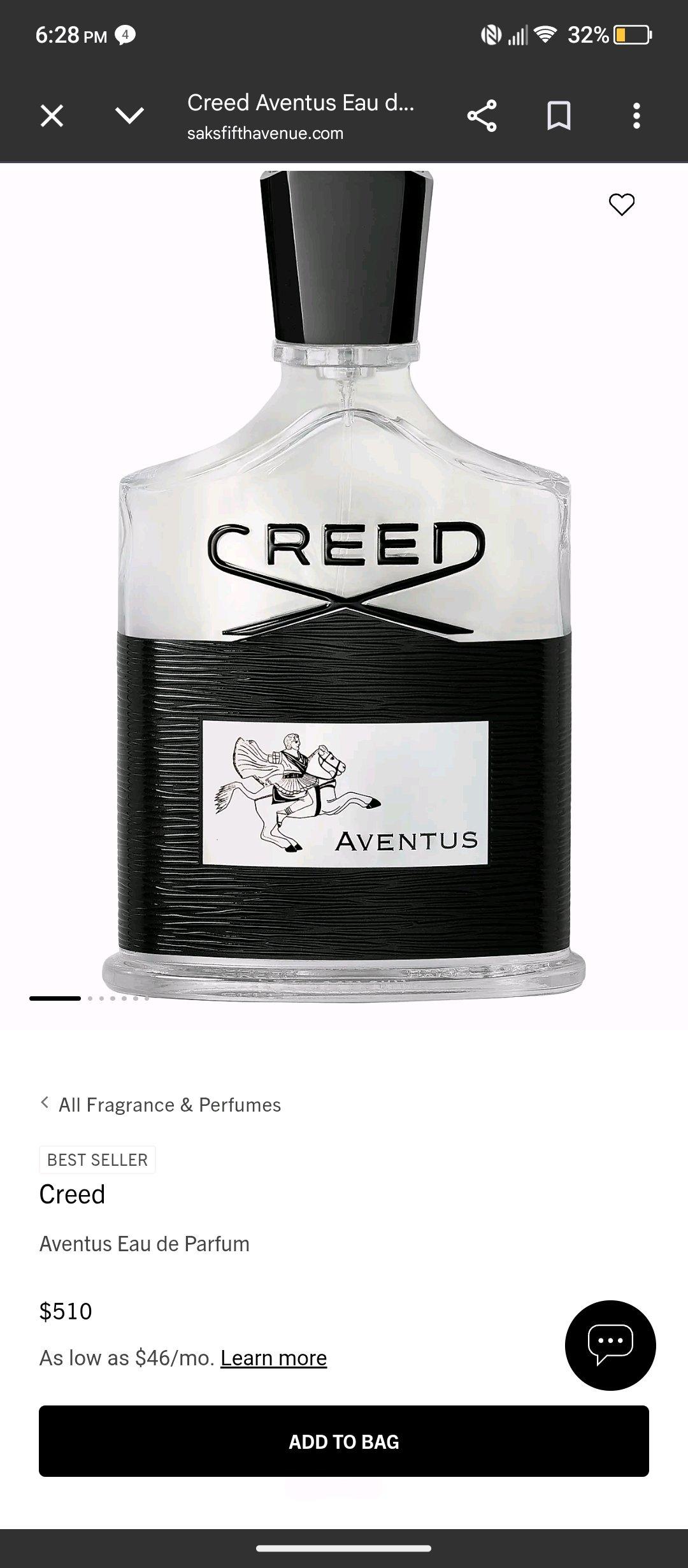 Creed Aventus 4 FL Oz