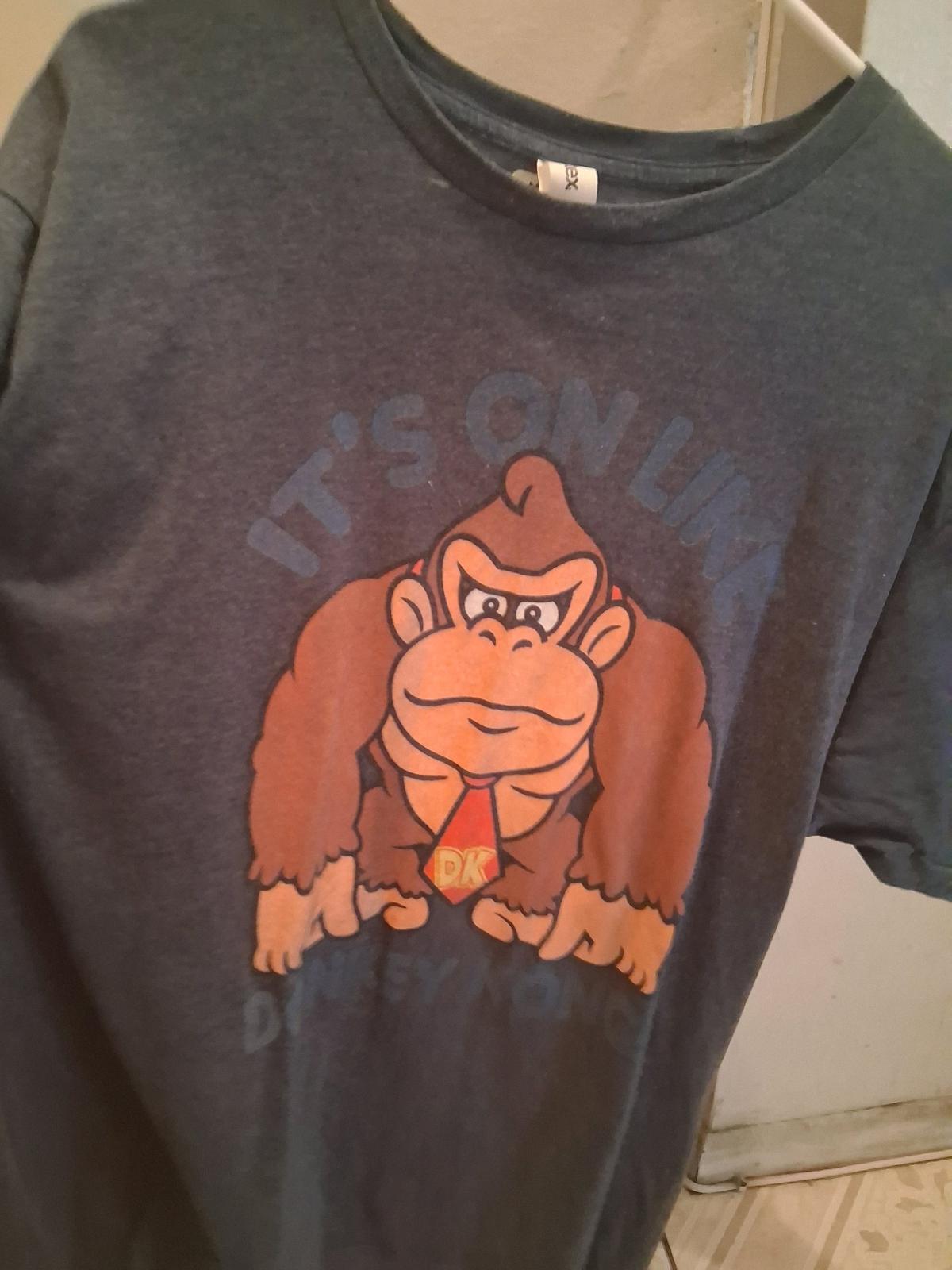Its On Like Donkey Kong Blue T Shirt Blue Size XL for Men