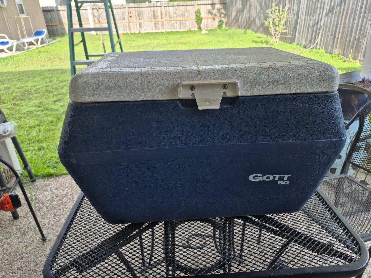 nice Used Two Igloo Ice Coolers with accessories