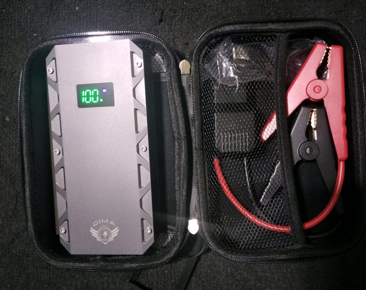 portable jump starter emergency flashlight