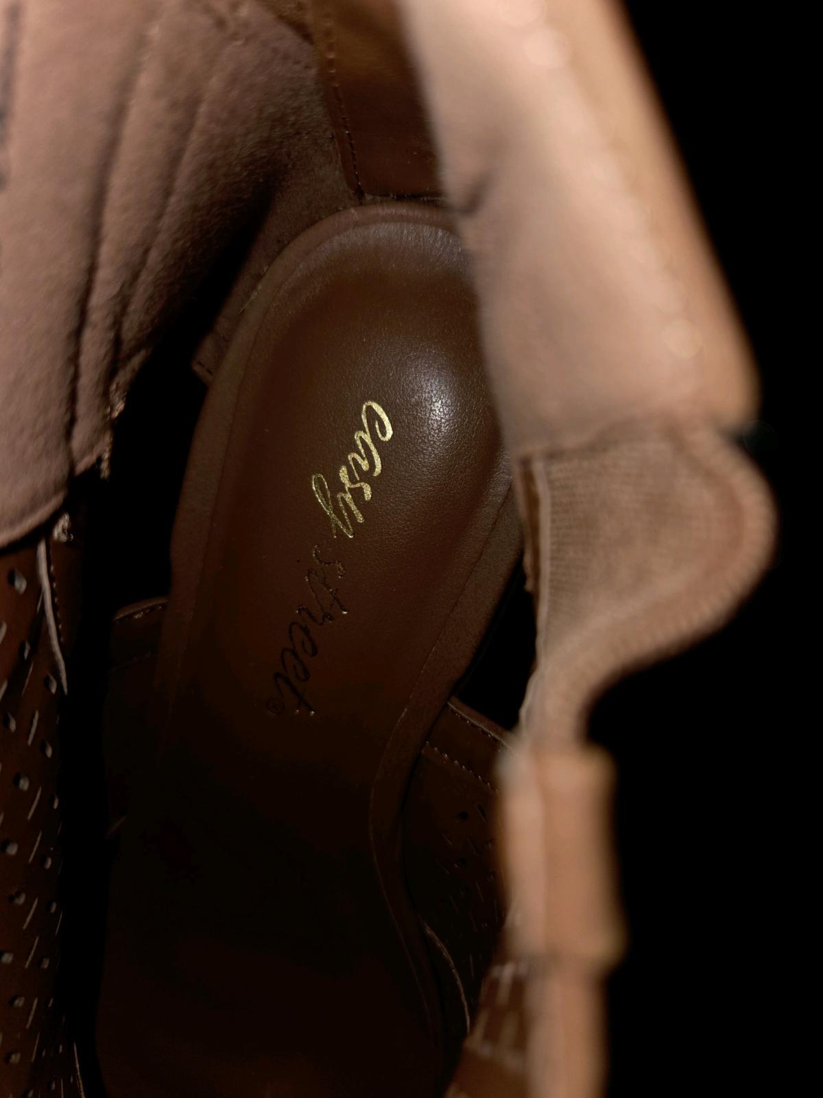brown booties