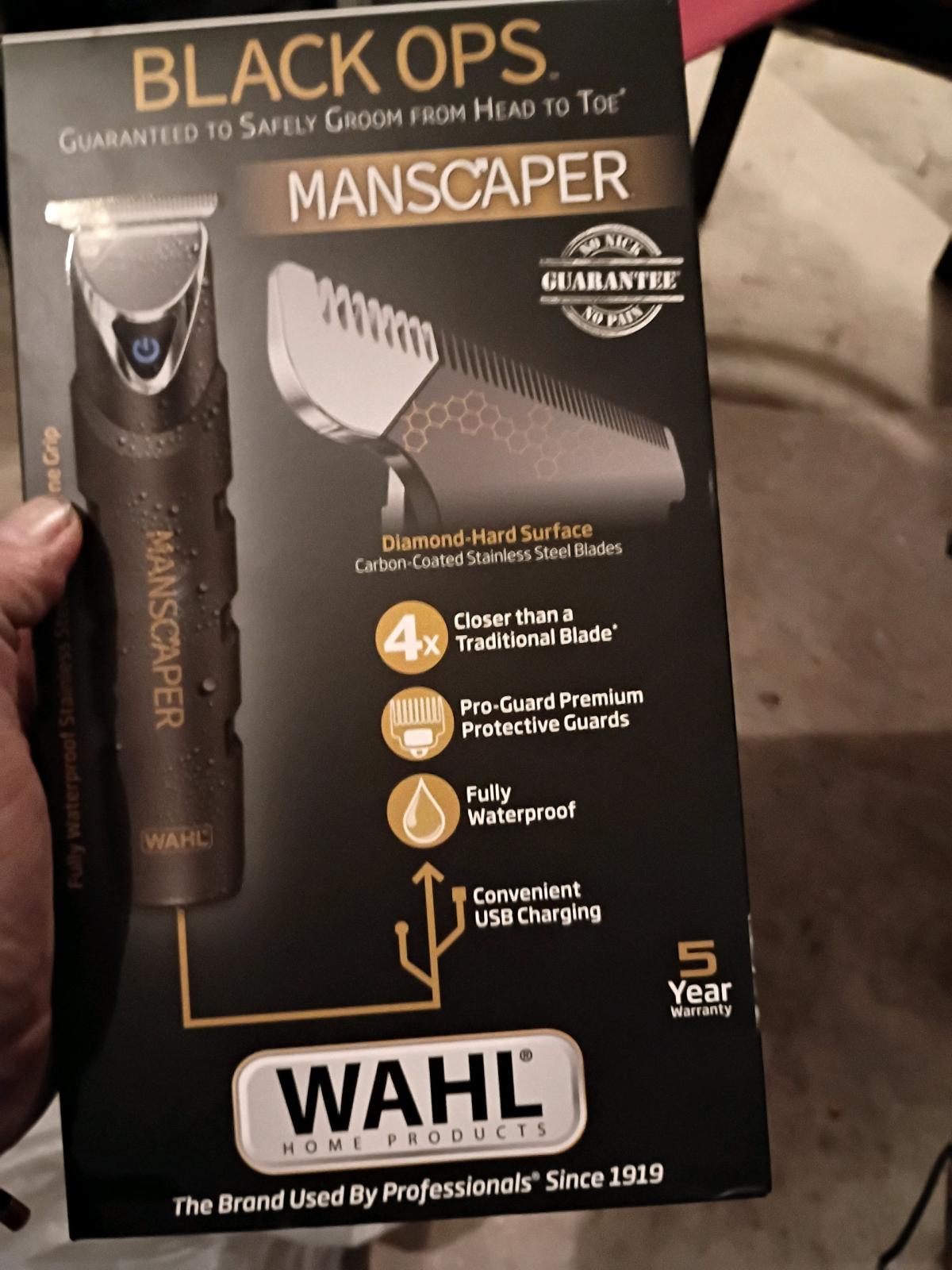 wahl black opps rechargeable manskaper