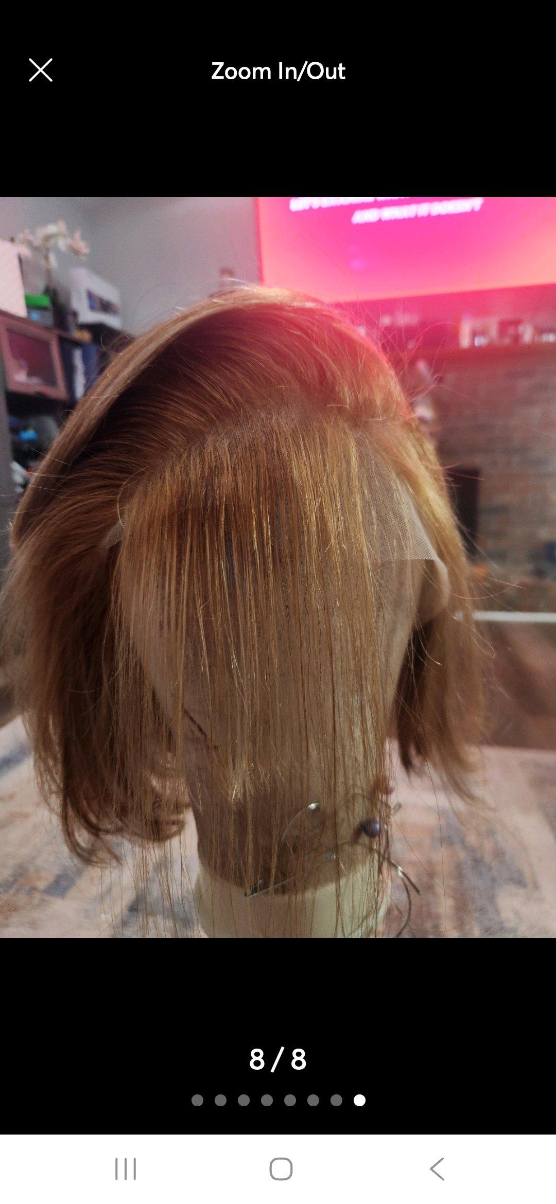 Feathered Bob Wig
