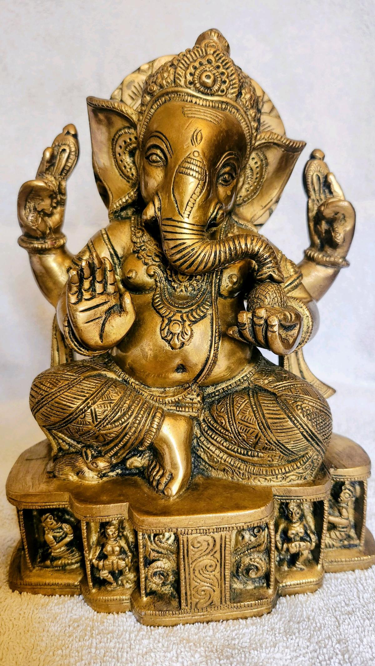 Lord Ganesha Brass Statue
