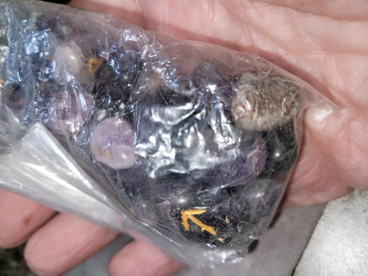 Amethyst Rune Stone Set