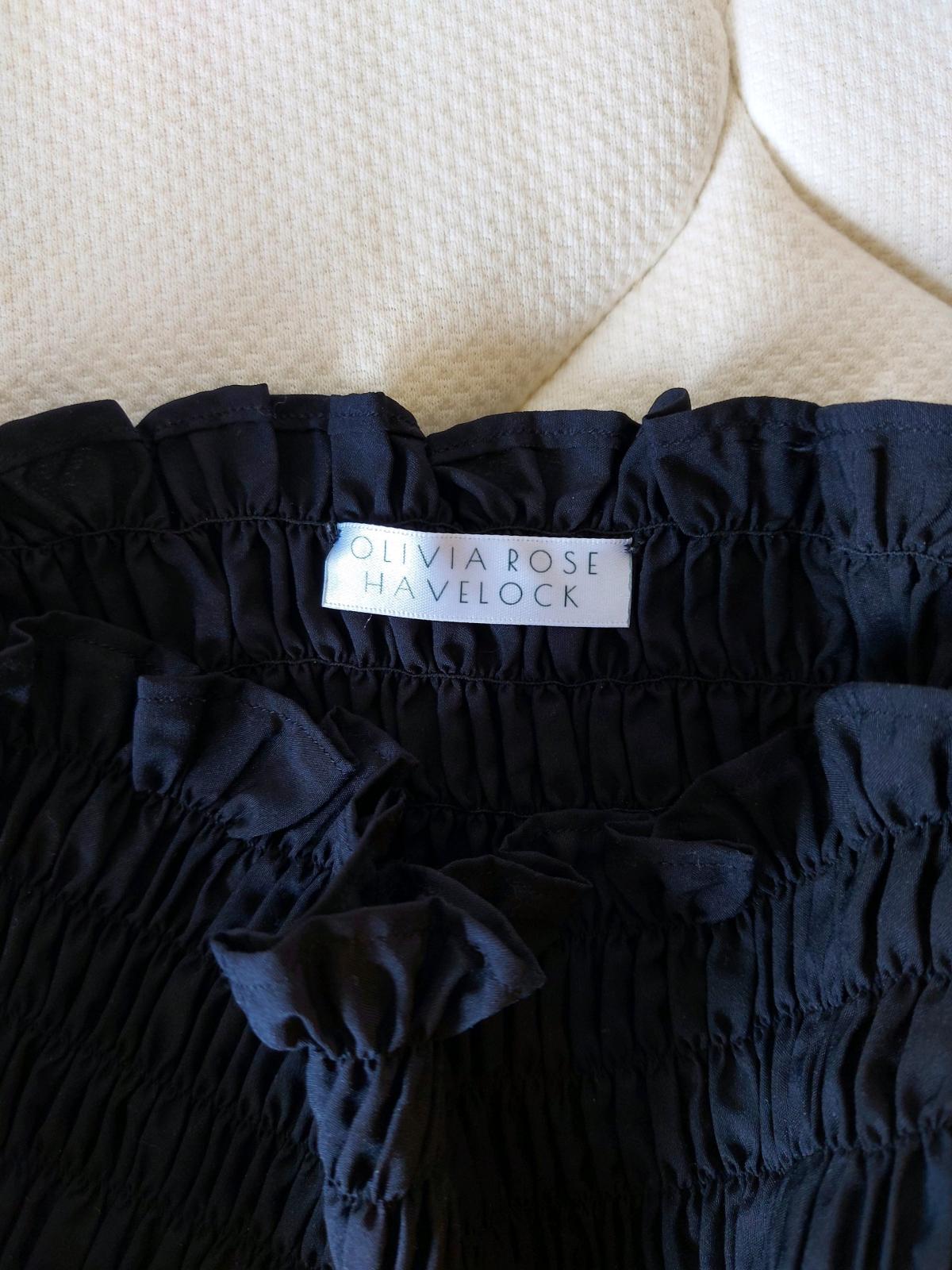 Handmade luxury black top by Olivia Rose Havelock OneAddingt