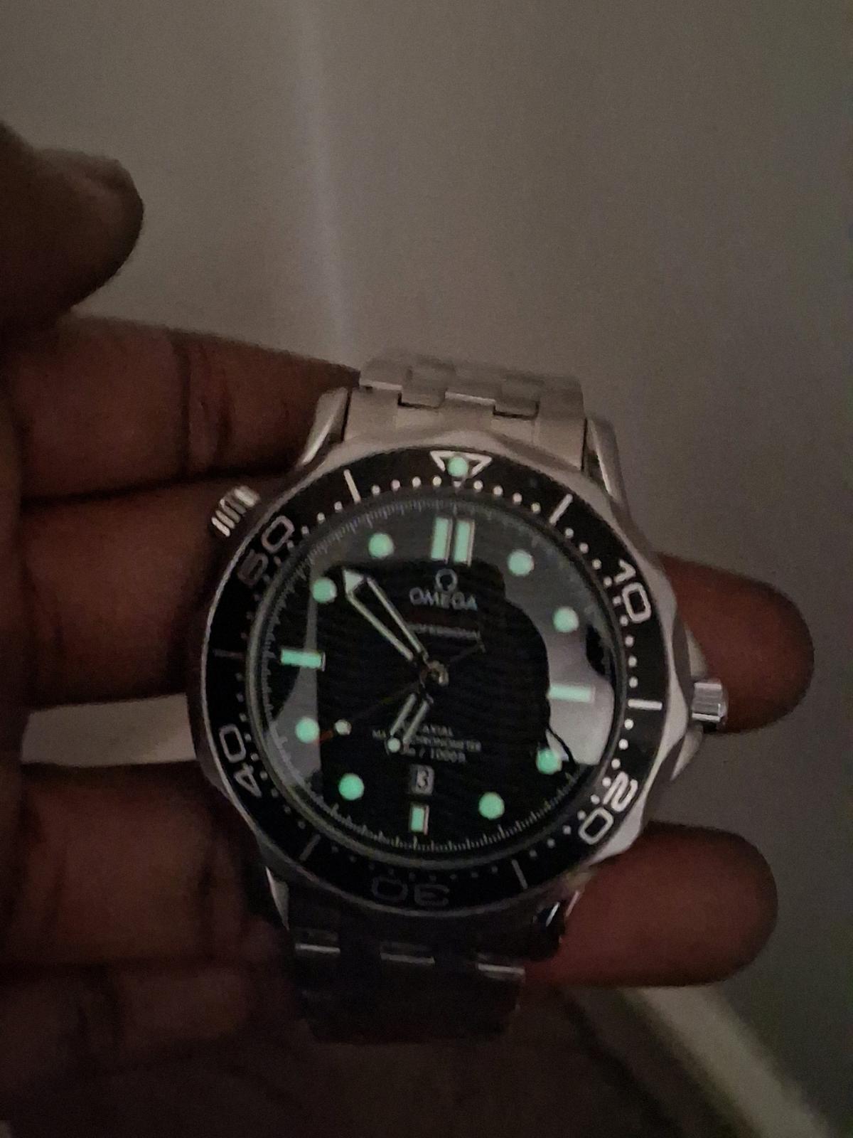 Omega Seamaster Professional 300m CoAxial Diver  Black Dial