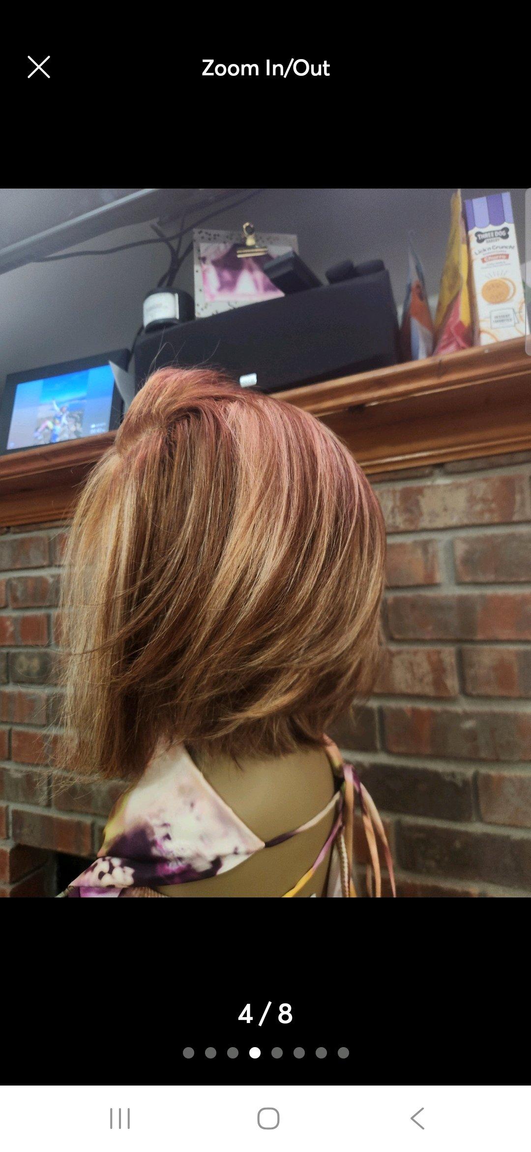 Feathered Bob Wig