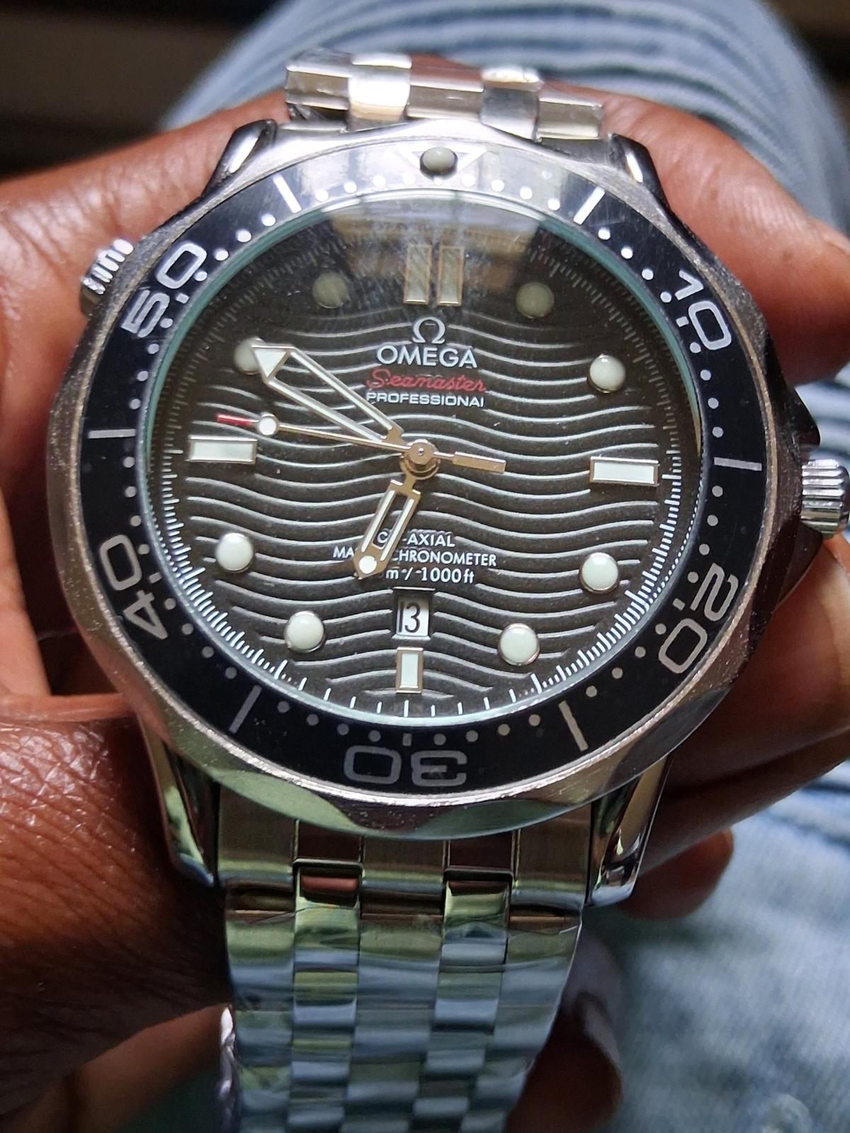 Omega Seamaster Professional 300m CoAxial Diver  Black Dial