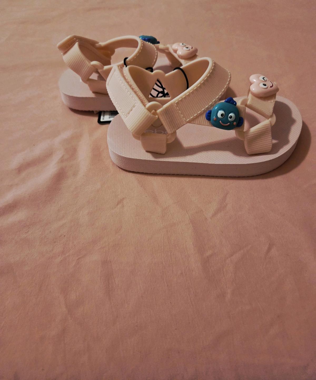 Bebe light pink sandals