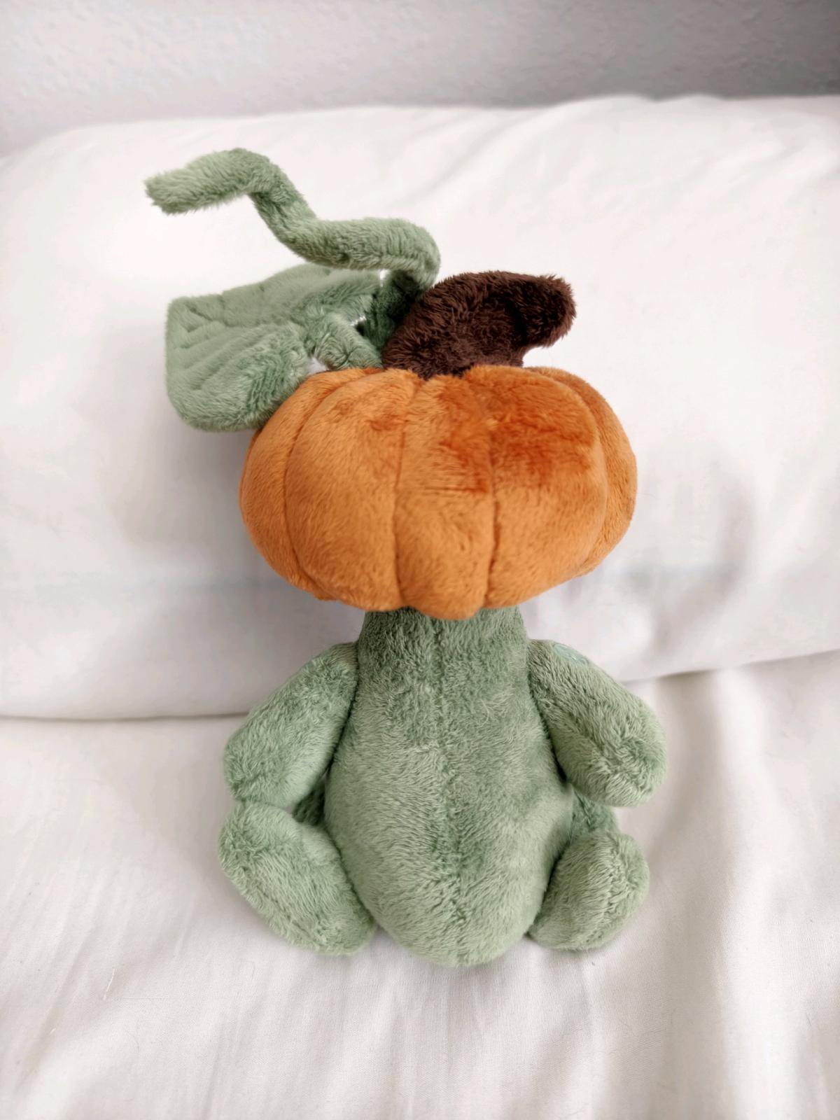 Handmade Pumpkin Folk Doll Artist Made Rare Collectible