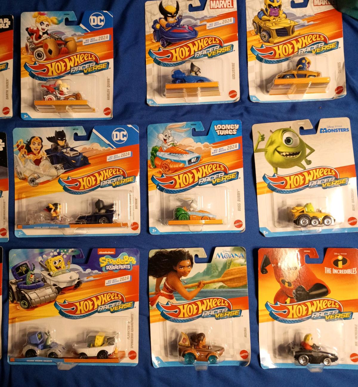 15 packs of hotwheels racerverse