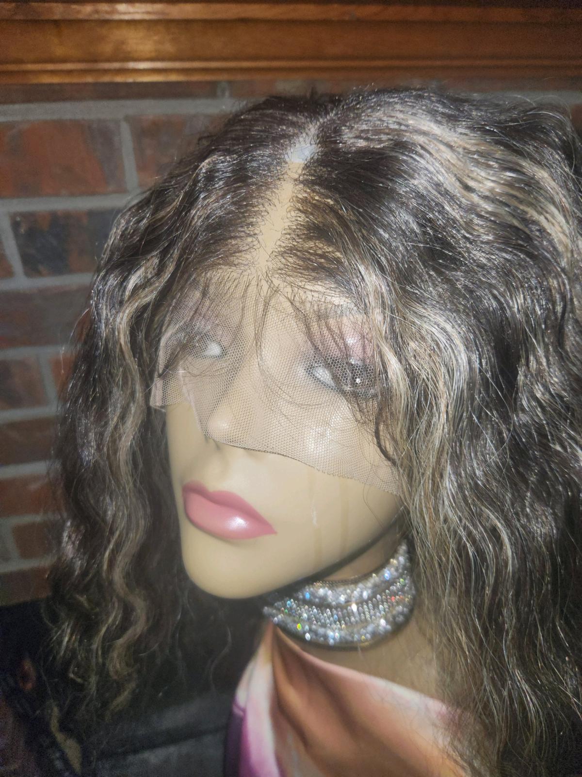 damaged lace wig