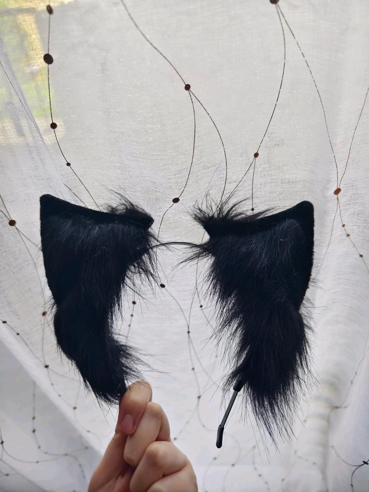 Cat ears and tail set