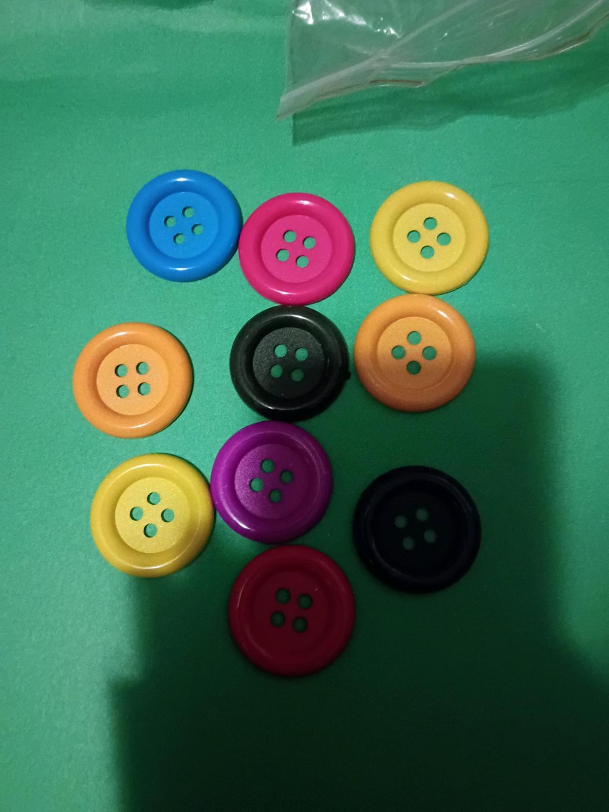 colorful buttons