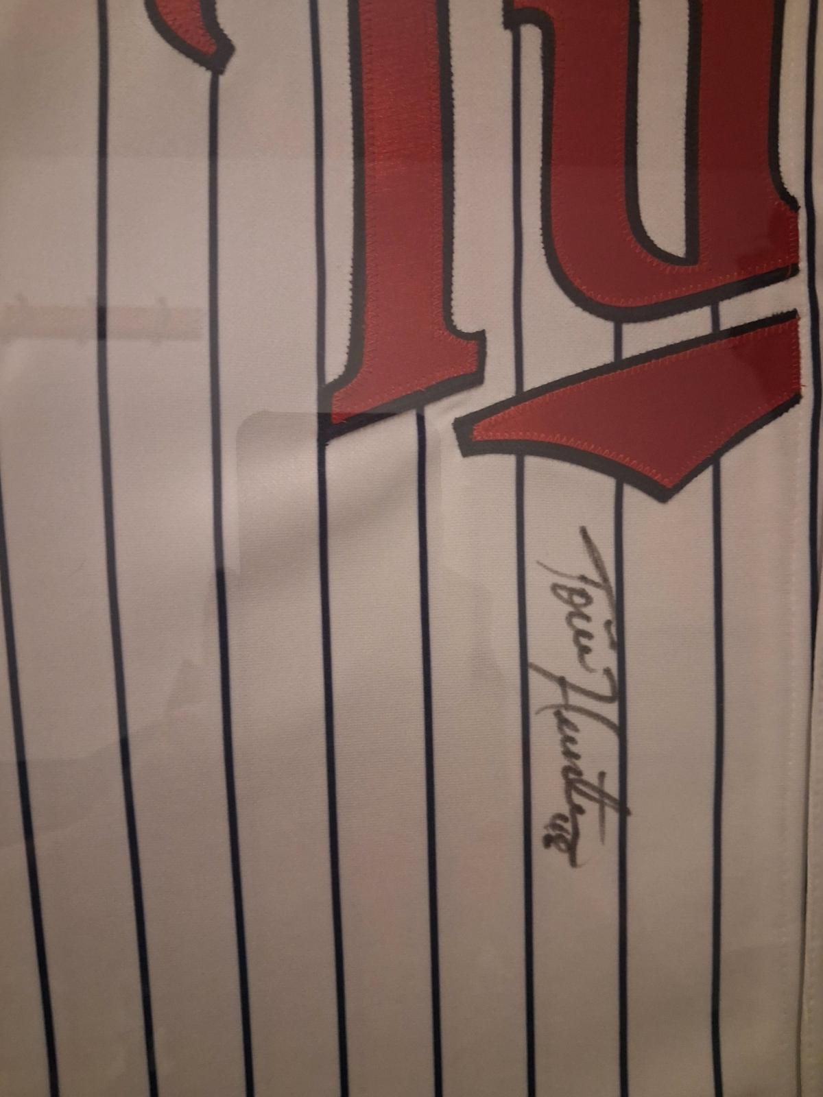 autographed torii hunter jersey