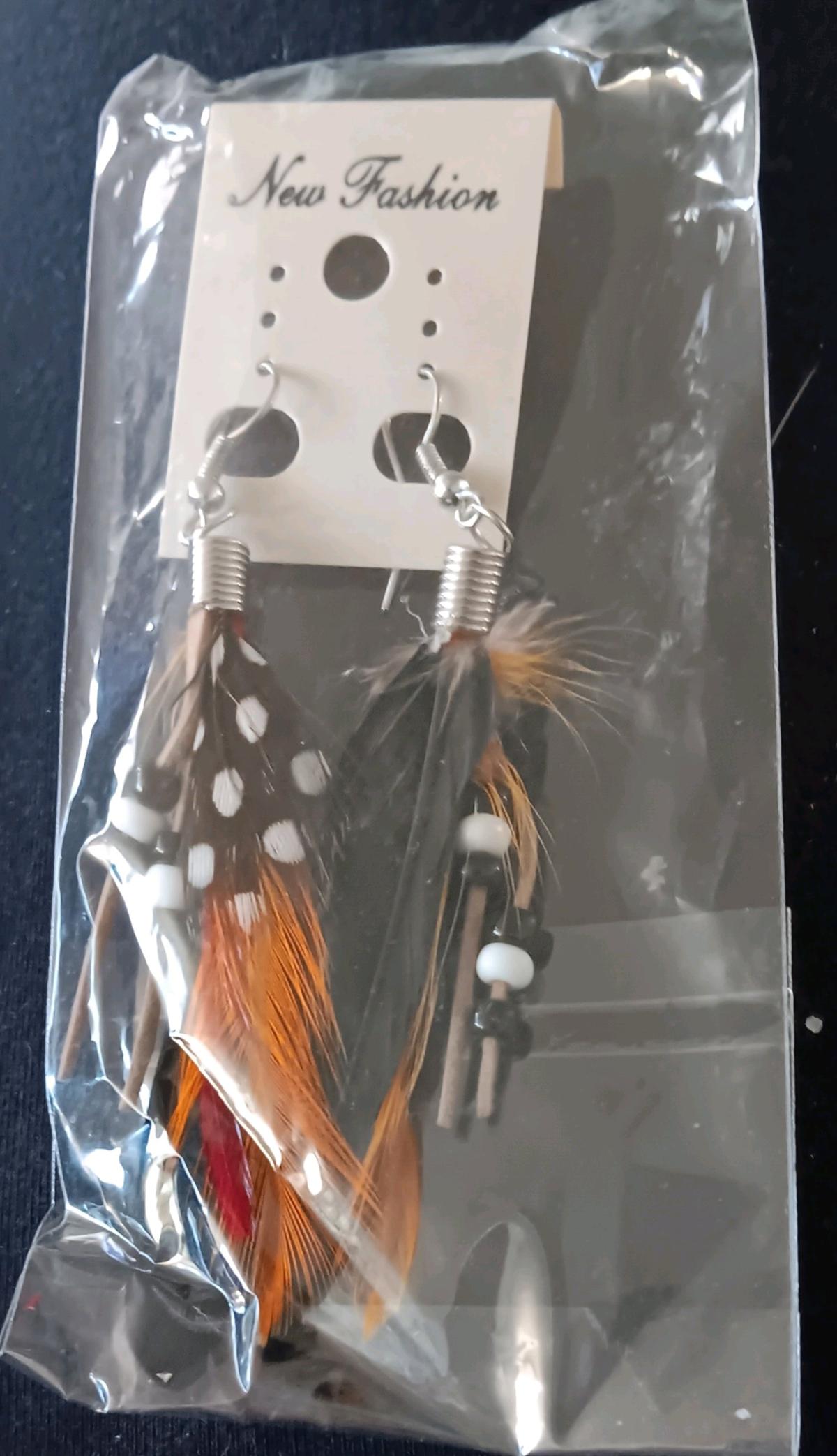 feather earrings