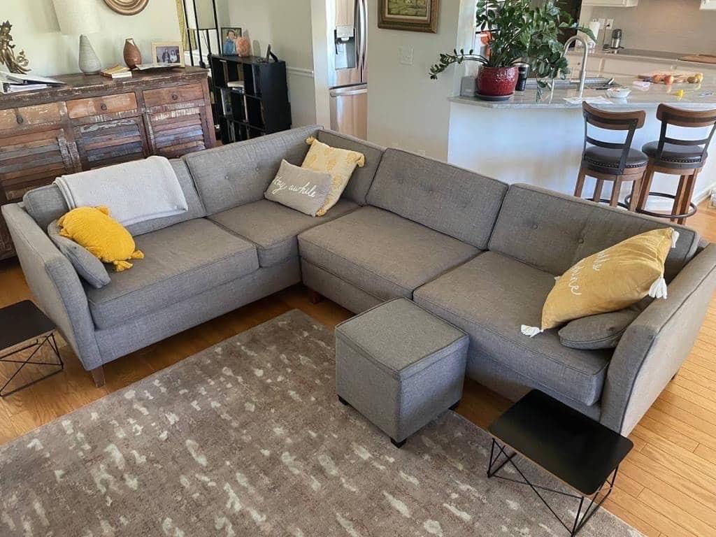 Grey Sectional Sofa for sale