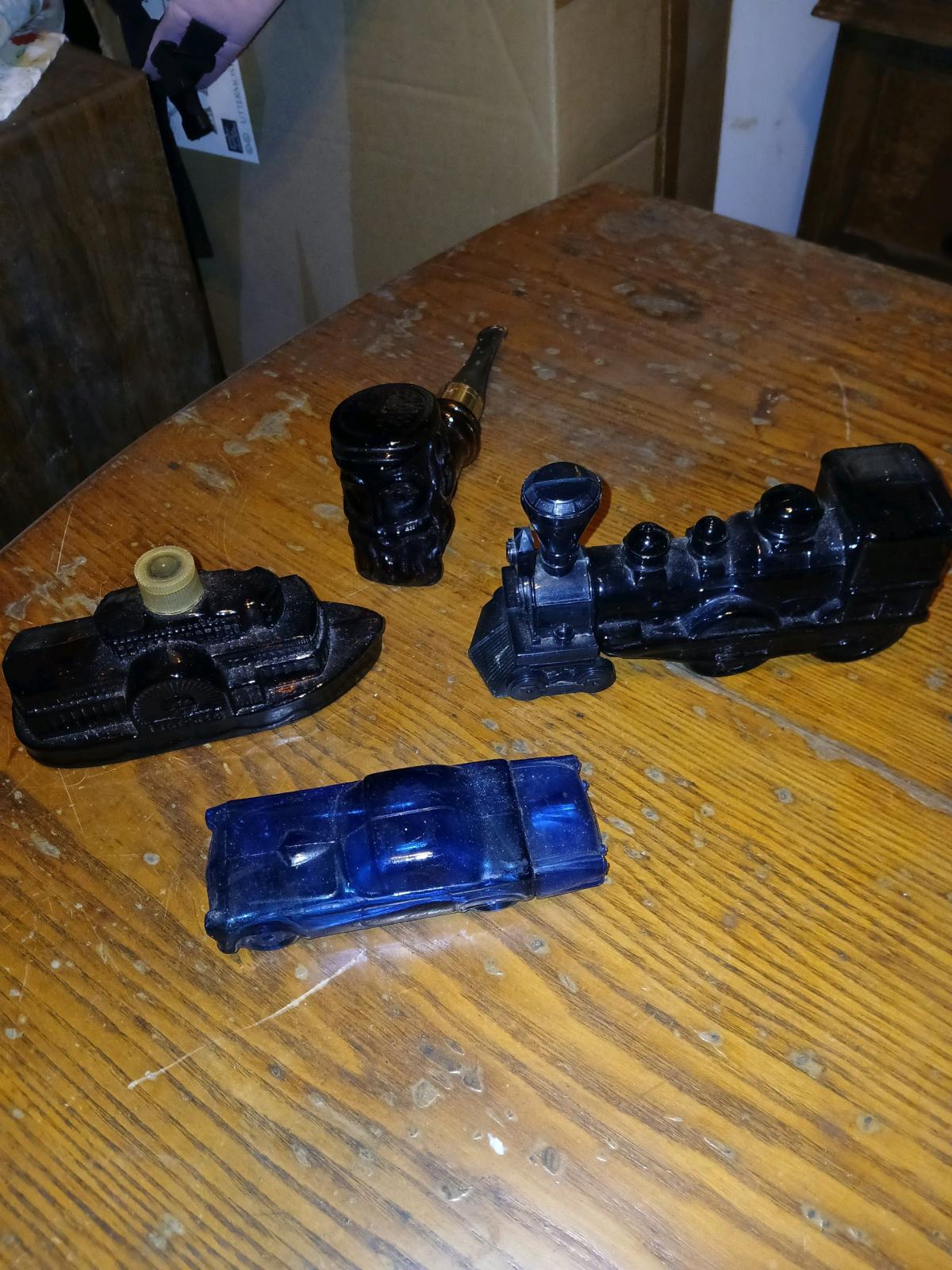 collectible Avon cologne bottles